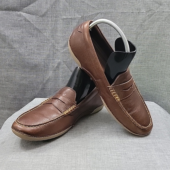 Cole Haan Motogrand Men's Size Brown Leather Penny Driving